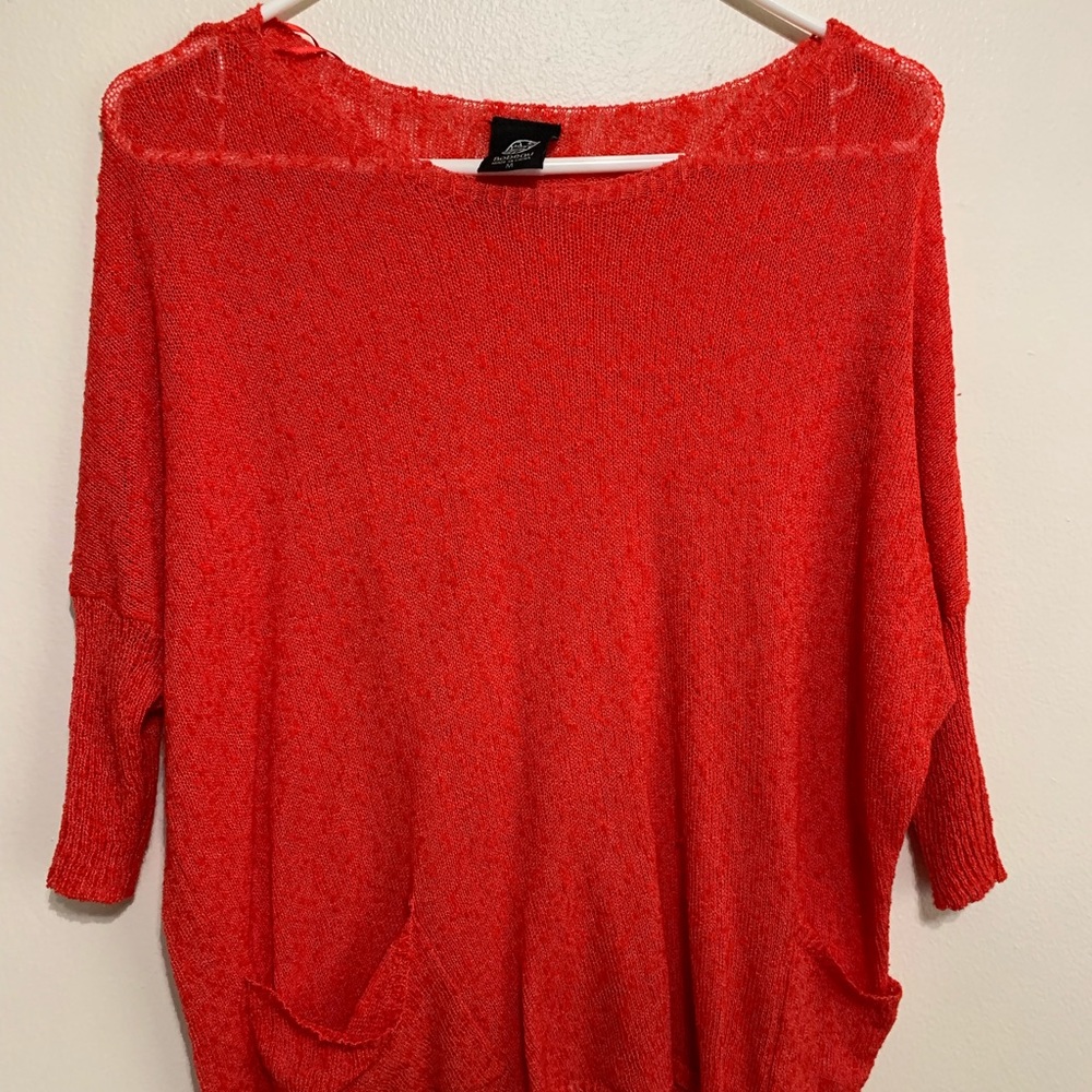 Oversized, knit sweater